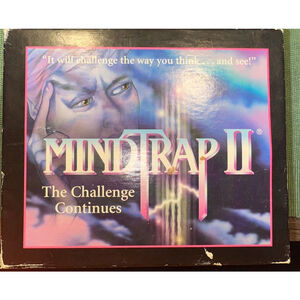 Vintage 1997 Mind Trap II 2 Game The Challenge Continues Pressman Complete